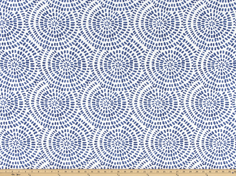 Cobalt Blue Contemporary Living Room Curtains