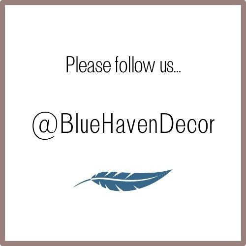 Italian Denim Coral Table Runner