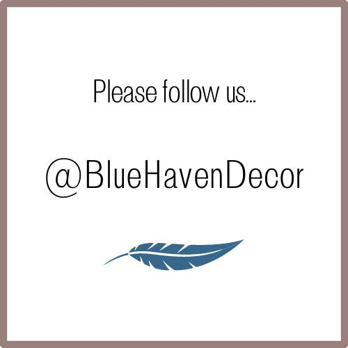 Cobalt Blue Jungle Themed Table Runner