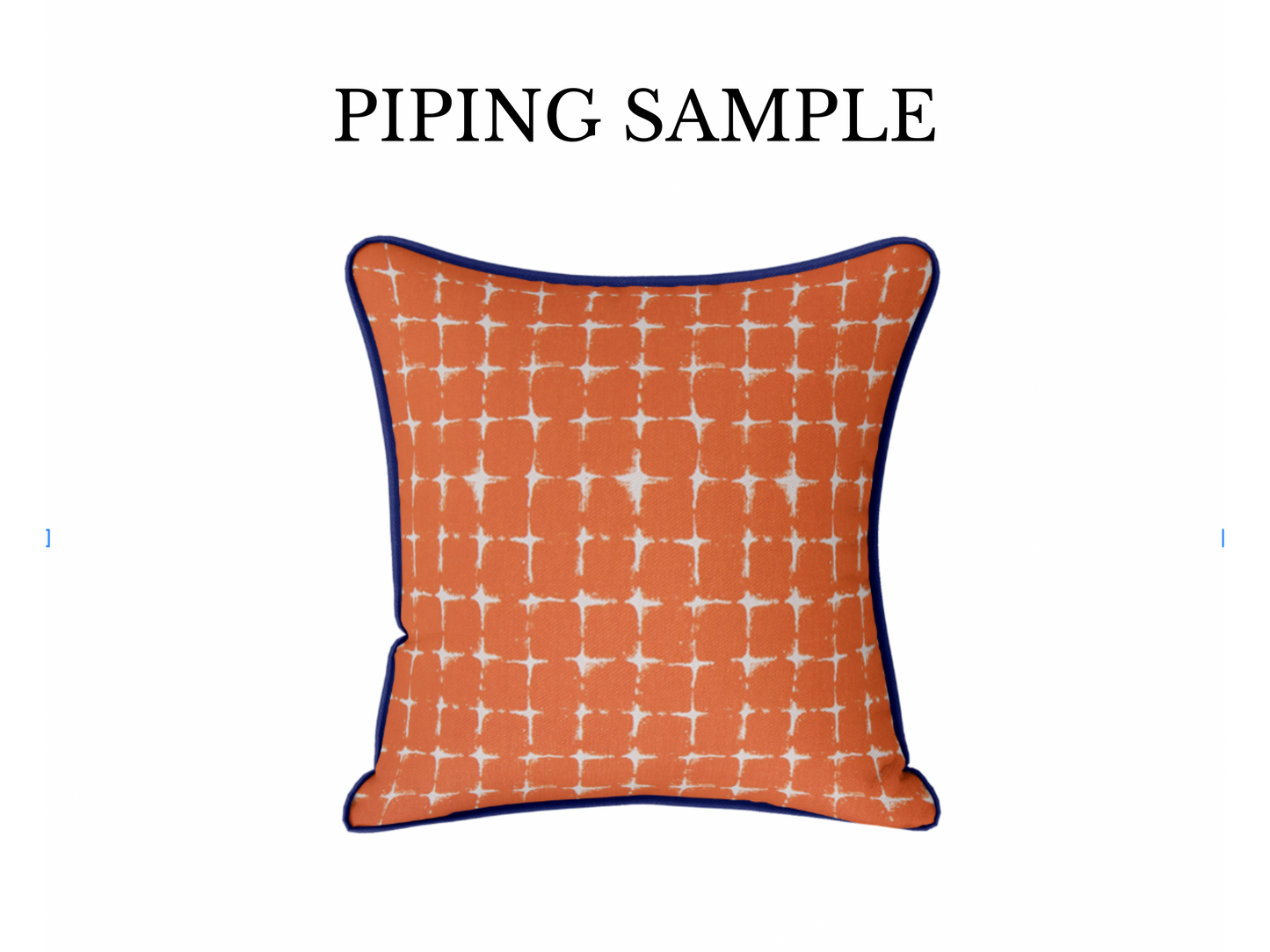 Orange Abstract Cross Outdoor Pillow Cover