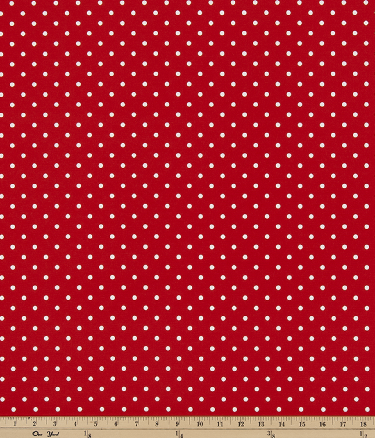 Bright Red Mini Dot Outdoor Pillow Cover