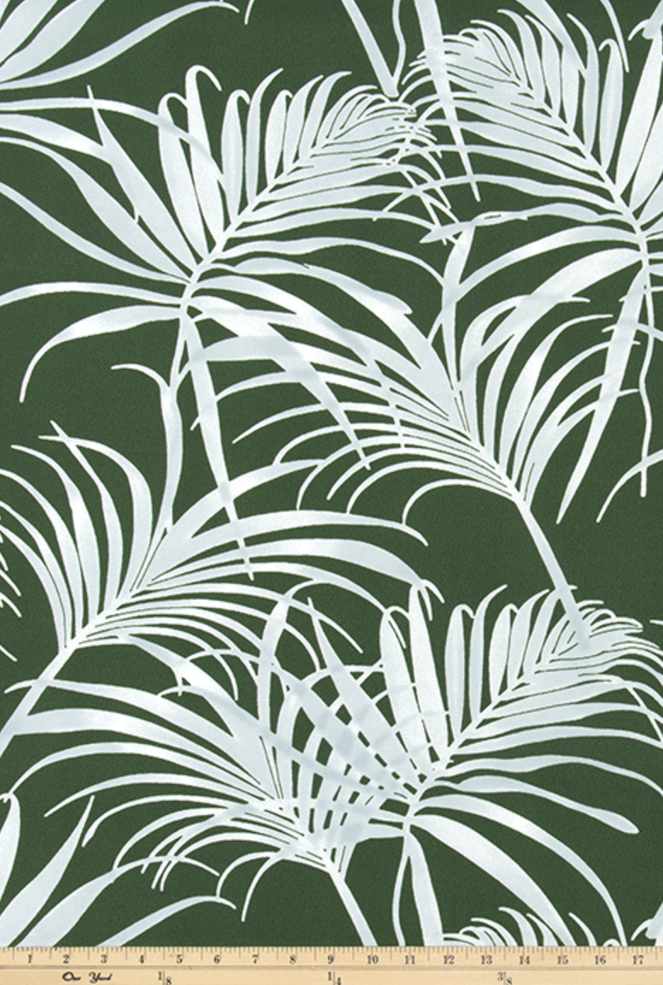 Green Contemporary Tropical Outdoor Pillow Cover