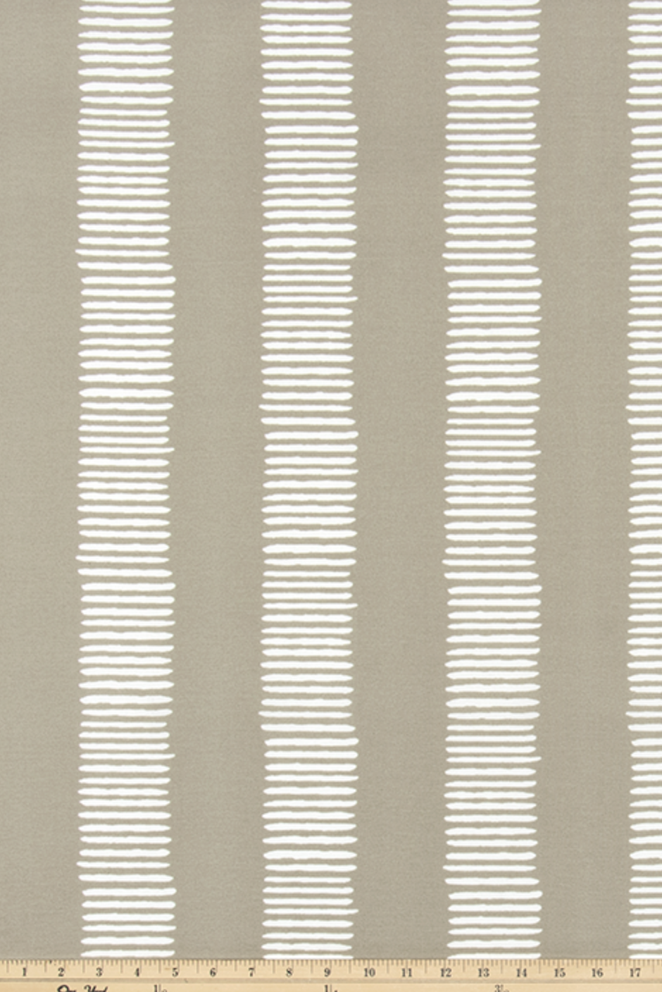 Tan Contemporary Stripe Outdoor Pillow Cover