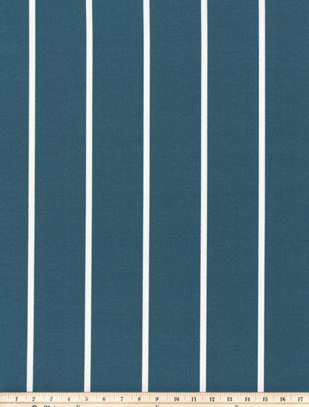 Teal Stripe Outdoor Pillow Cover