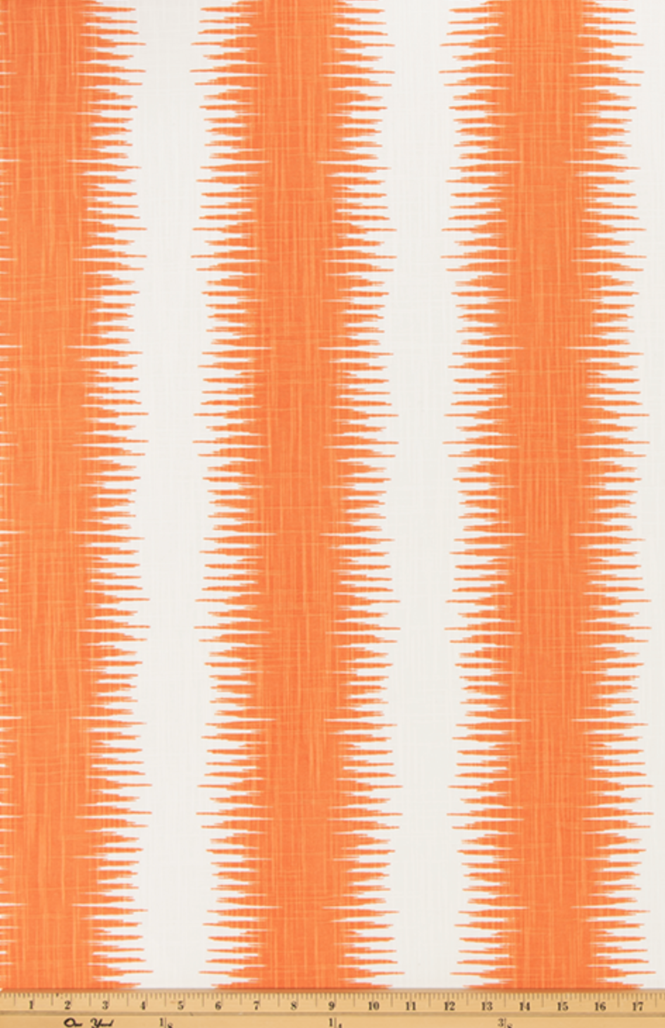 Orange Abstract Striped Pillow Cover