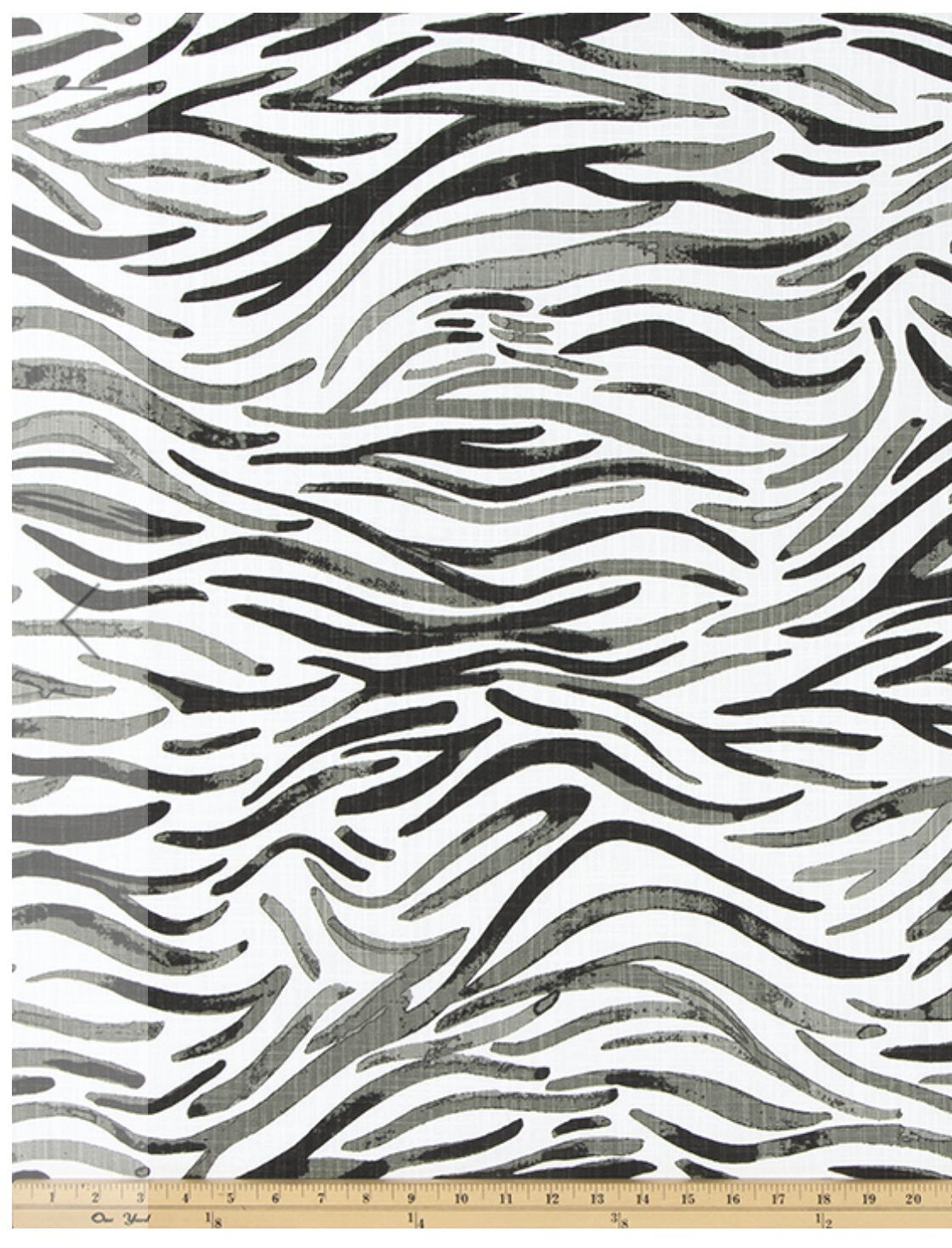 Black and White Contemporary Table Runner