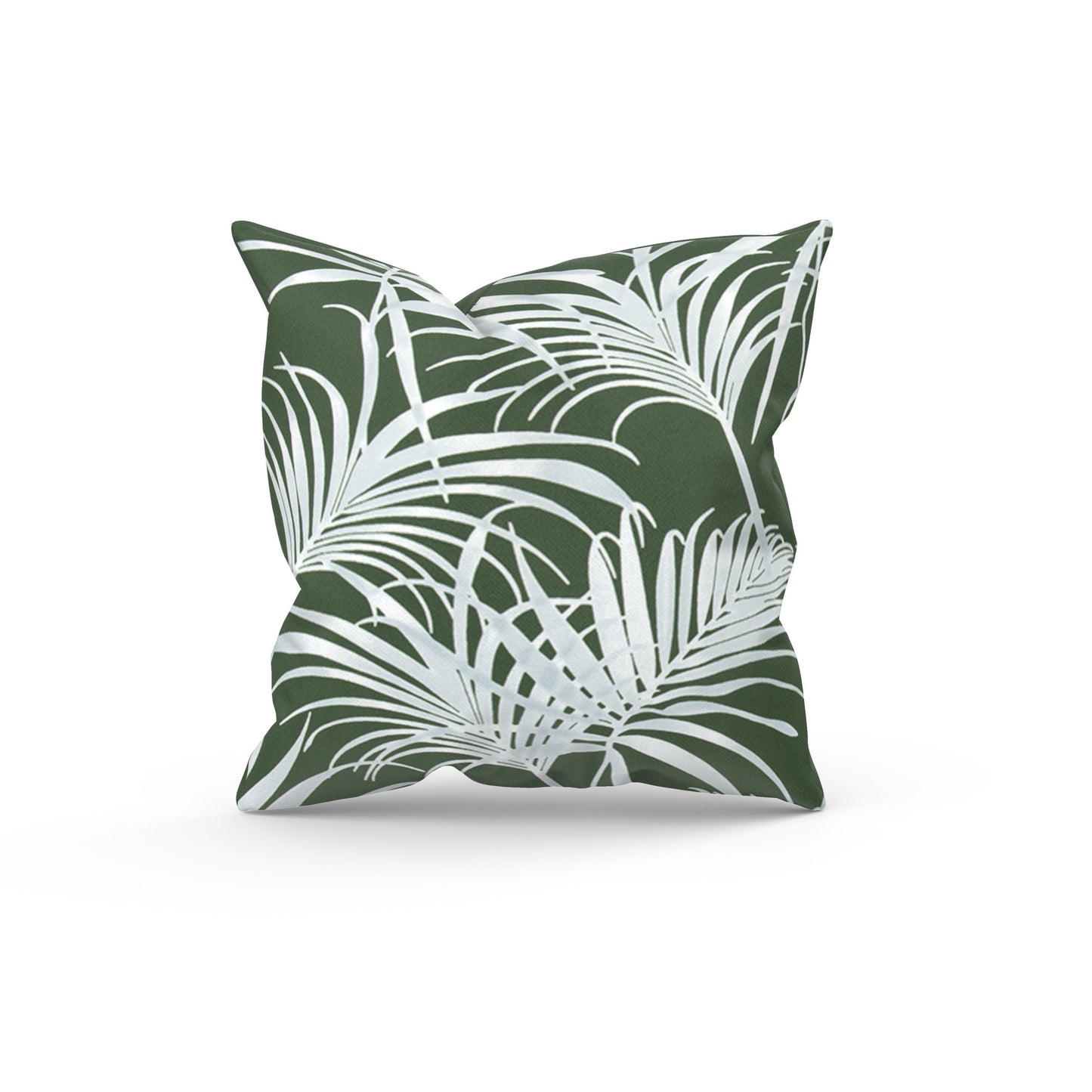 Green Contemporary Tropical Outdoor Pillow Cover