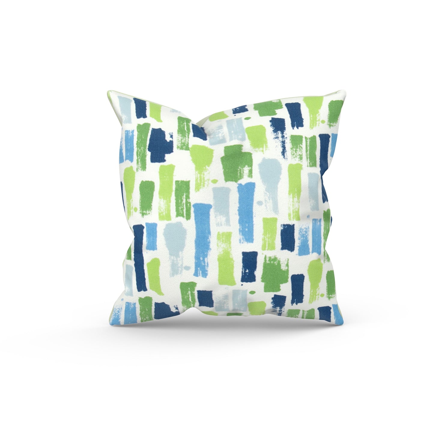 Blue Green Abstract Outdoor  Pillow Cover