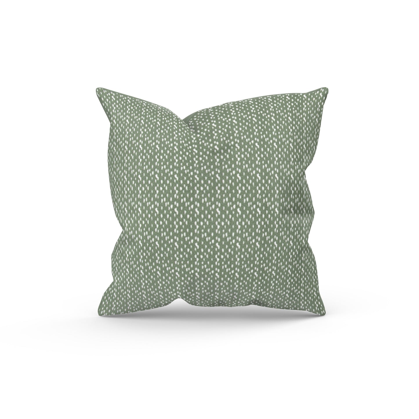 Dusty Green Abstract Pebble Outdoor Pillow Cover