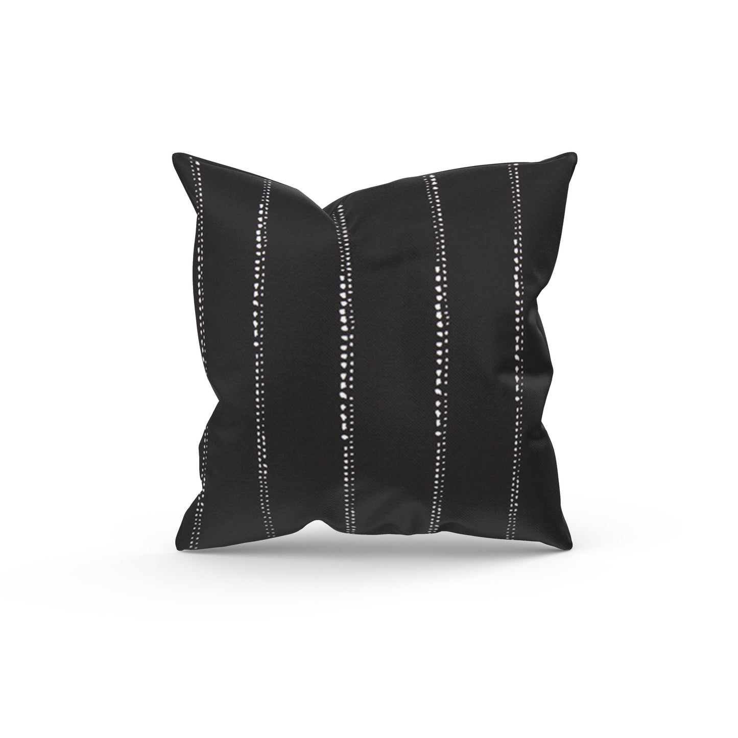 Black and White Abstract Stipe Outdoor Pillow Cover